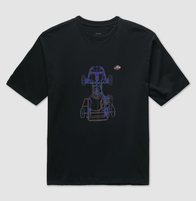 Camiseta Oversized Kart - PH Racing