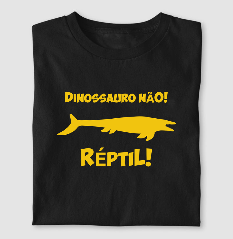 Camisa Algodão Estampada Dinossauro Não! Mosasaurus Premium
