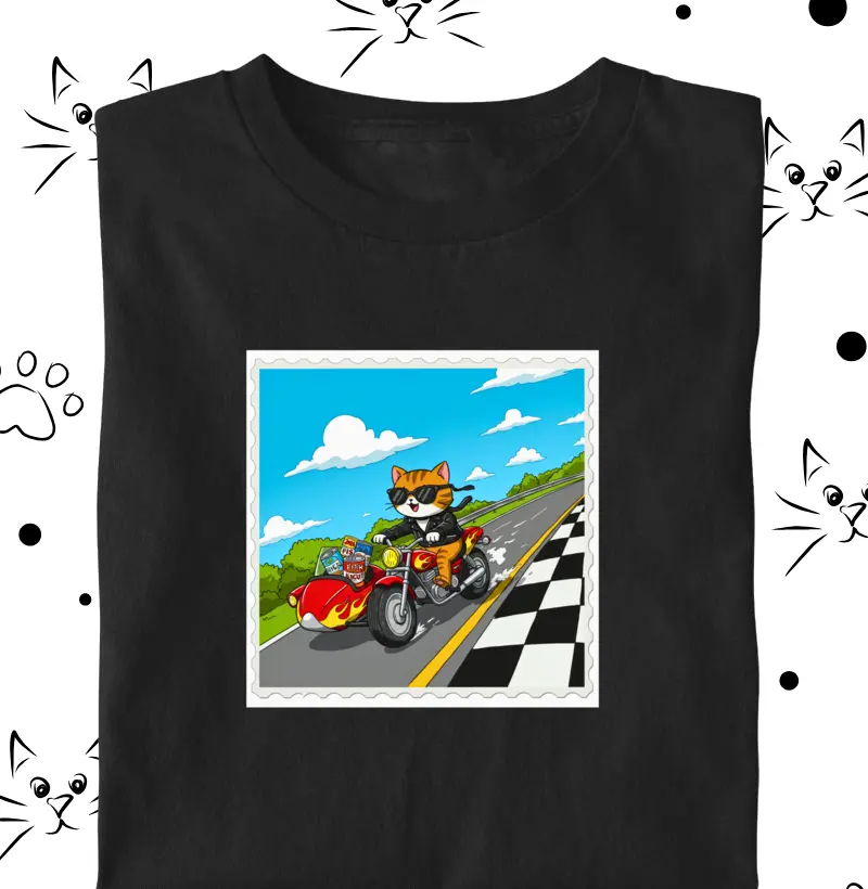 Motociclista Miau Infantil
