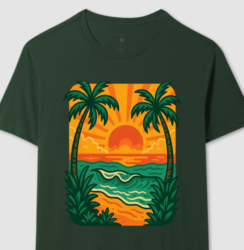 camiseta algodão estampa Reggae personalizada
