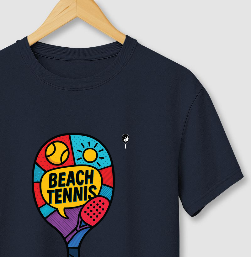 Beach Tennis Pop Art