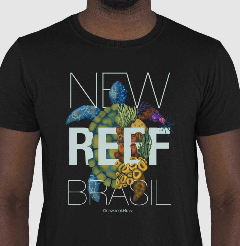 Turtle coral new reef brasil