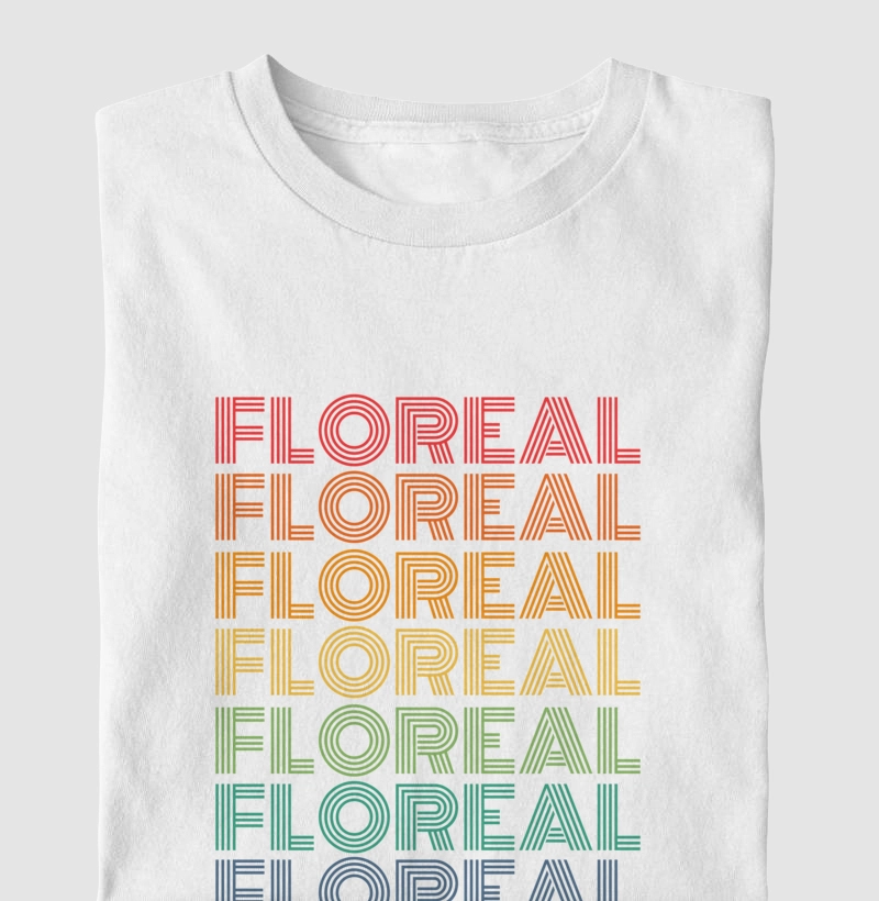 Floreal Letreiro Retrô