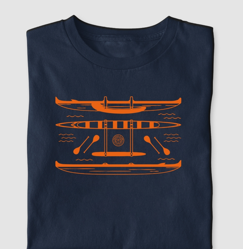 T-SHIRT Masculina e Feminina - Outrigger Canoe
