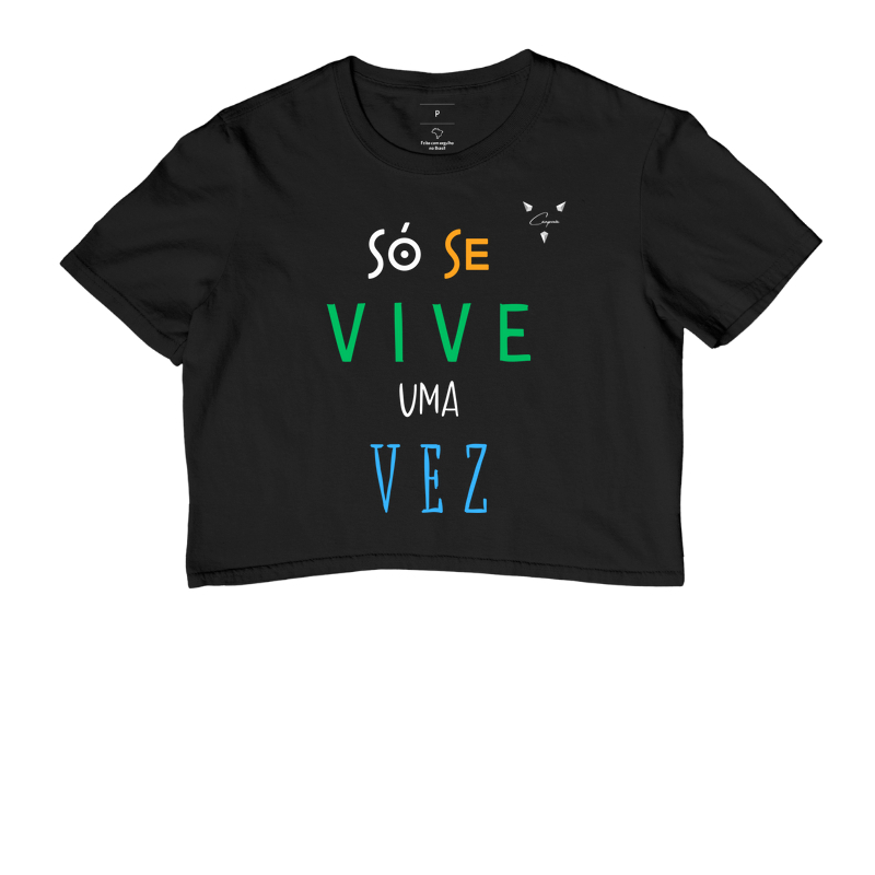 Cropped "só se vive uma vez"