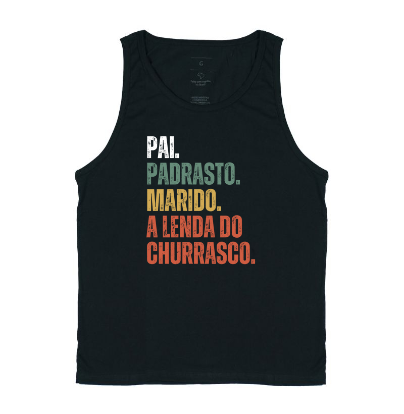 Pai. Padrasto. Marido. A lenda do churrasco.