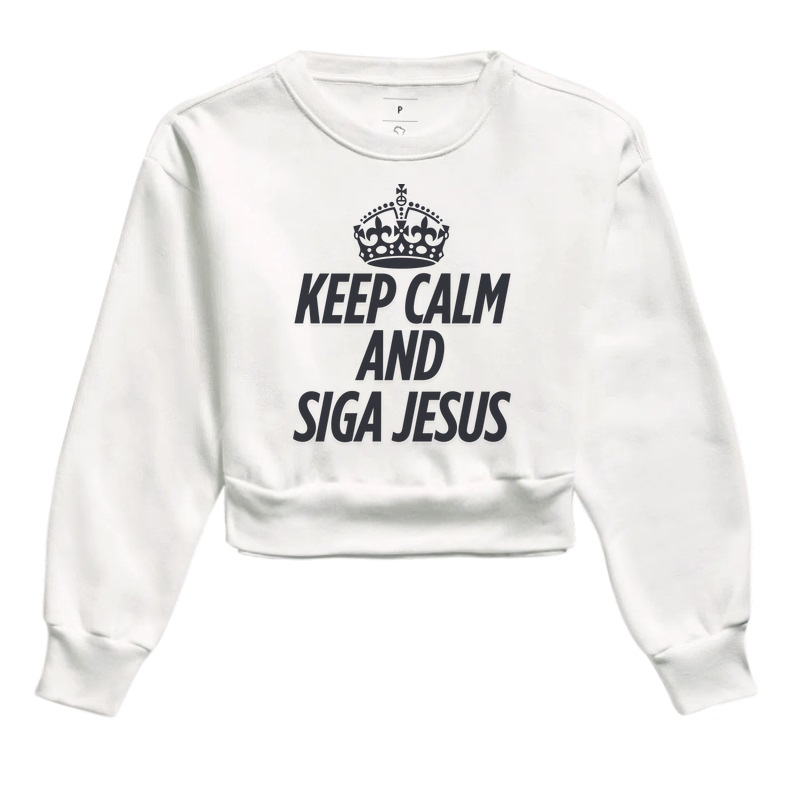 ✨ “KEEP CALM AND SIGA JESUS” ✨