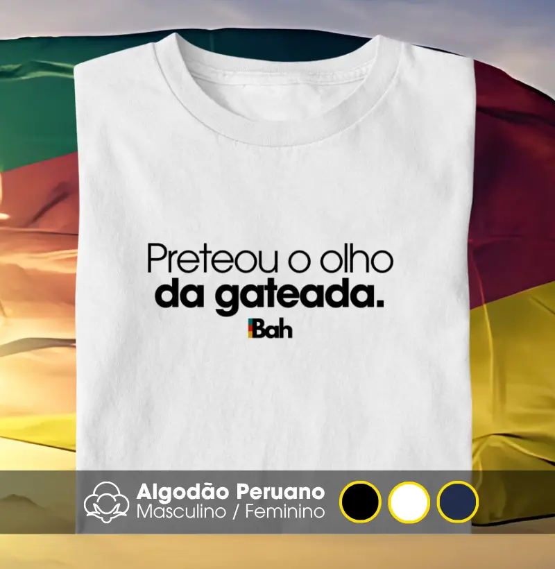 Preteou o olho da gateada