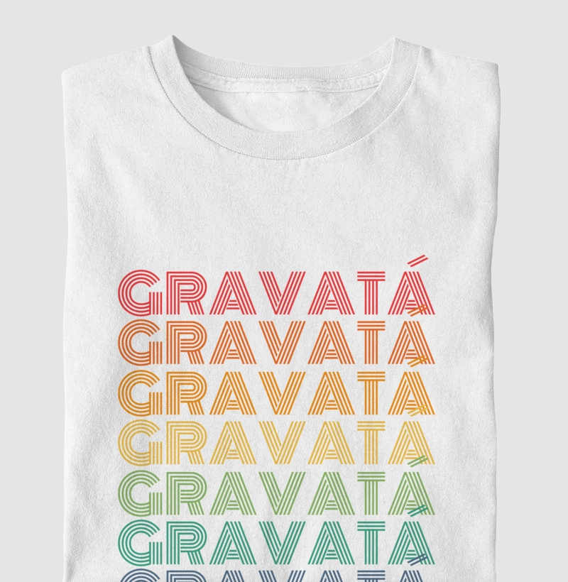 Gravatá Letreiro Retrô