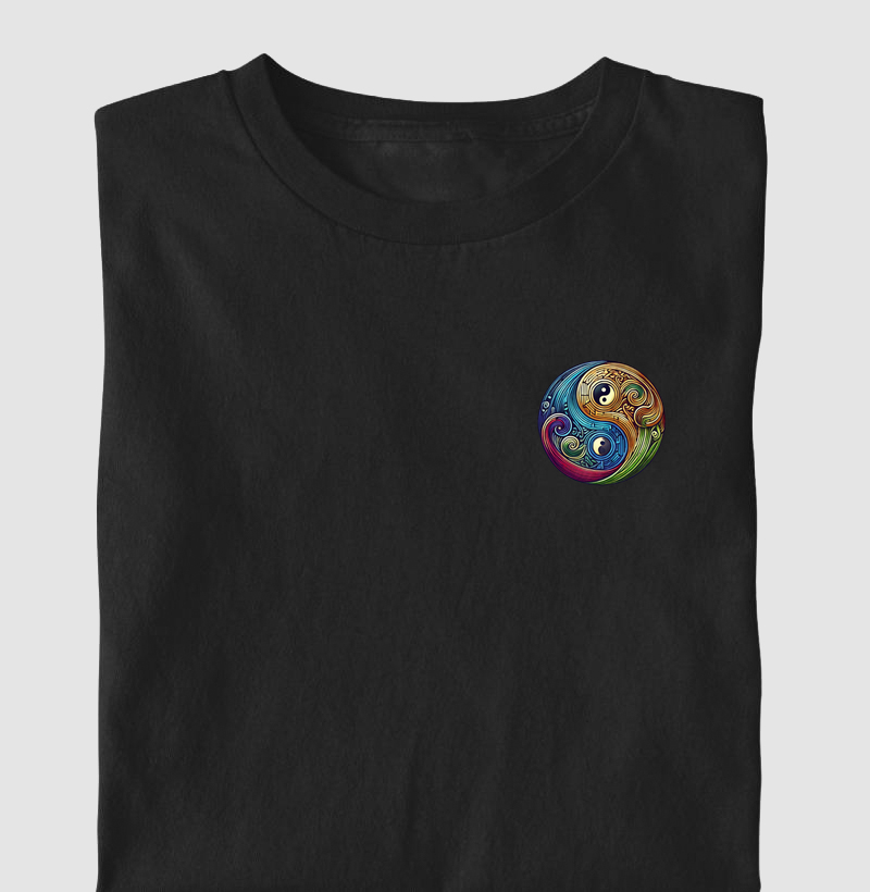Yin Yang minimalista cor