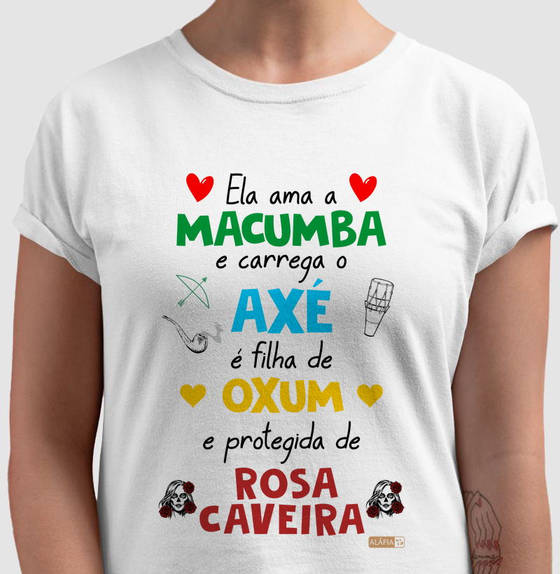 Ela ama macumba - Oxum e Rosa Caveira