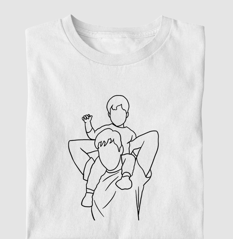 Desenho Pai e Filho - Personalizada