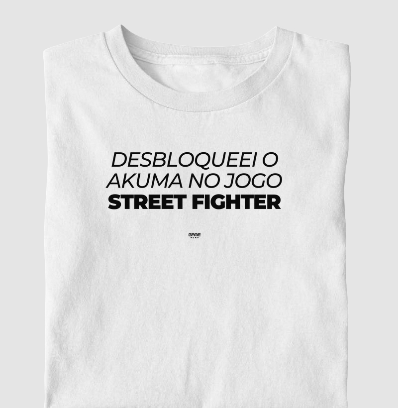 Desbloqueei o Akuma no Jogo Street Fighter