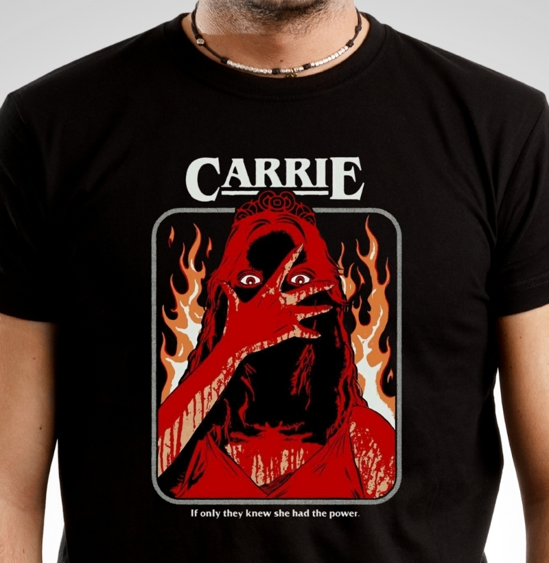 Carrie on fire