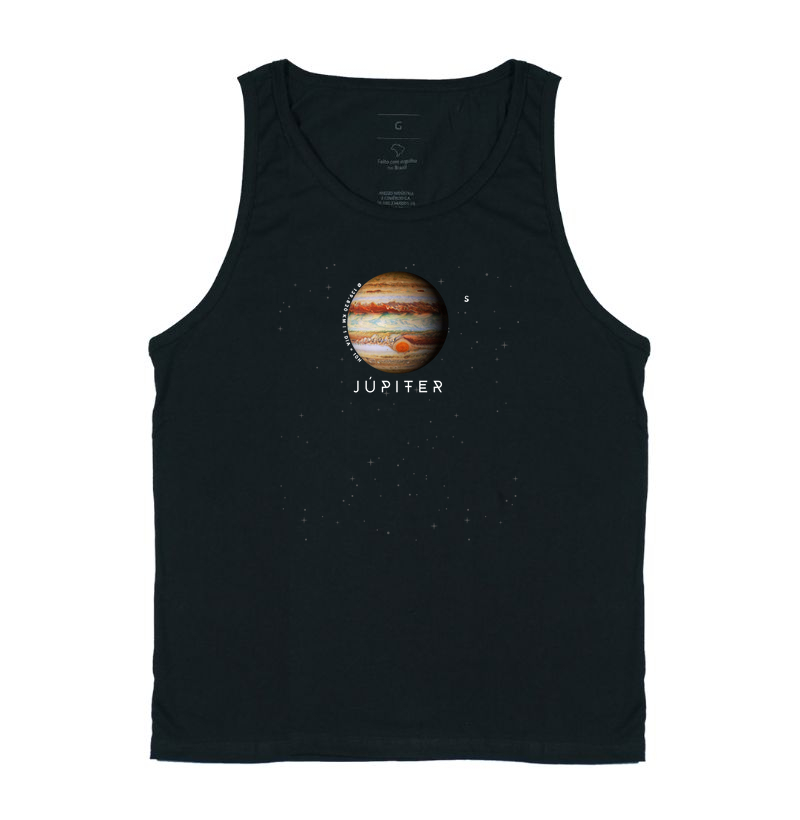 Júpiter, o Gigante Benevolente. Camiseta Supernova Estampada 