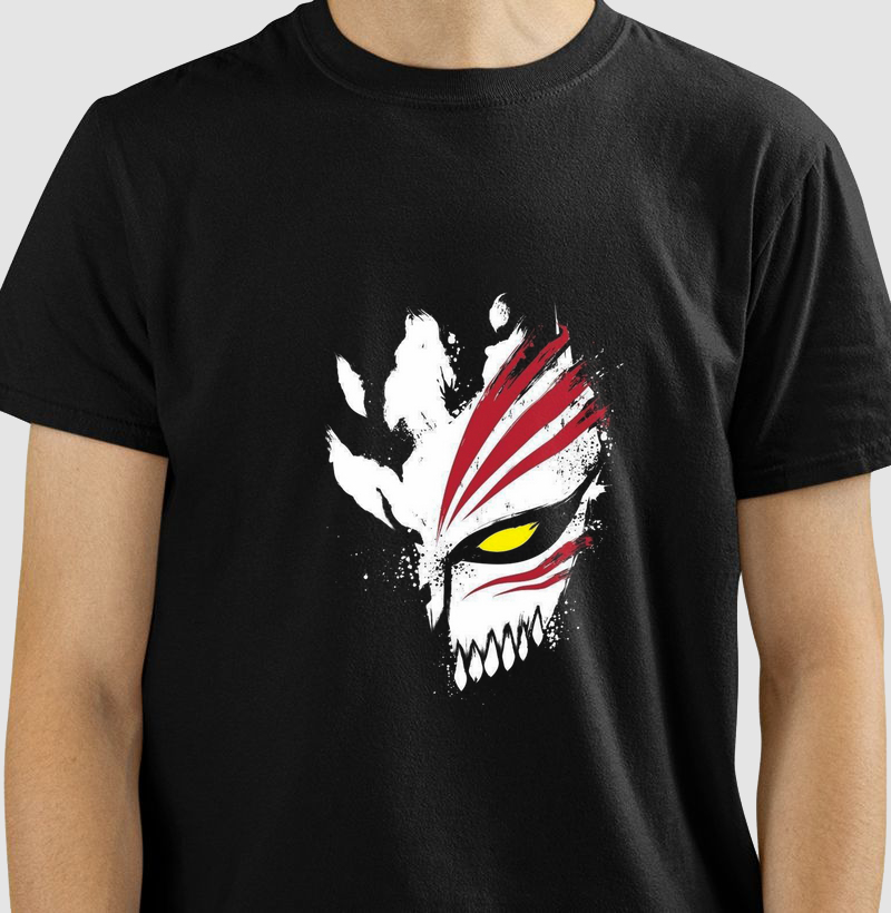 Camiseta Bleach – Máscara Hollow
