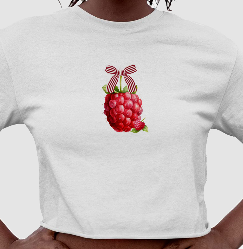 Cropped framboesa