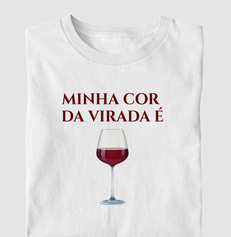 Camiseta Cor da Virada – Tinto 