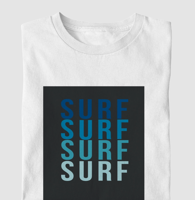 CAMISETA PRETA FUNDO SURF DEGRADE