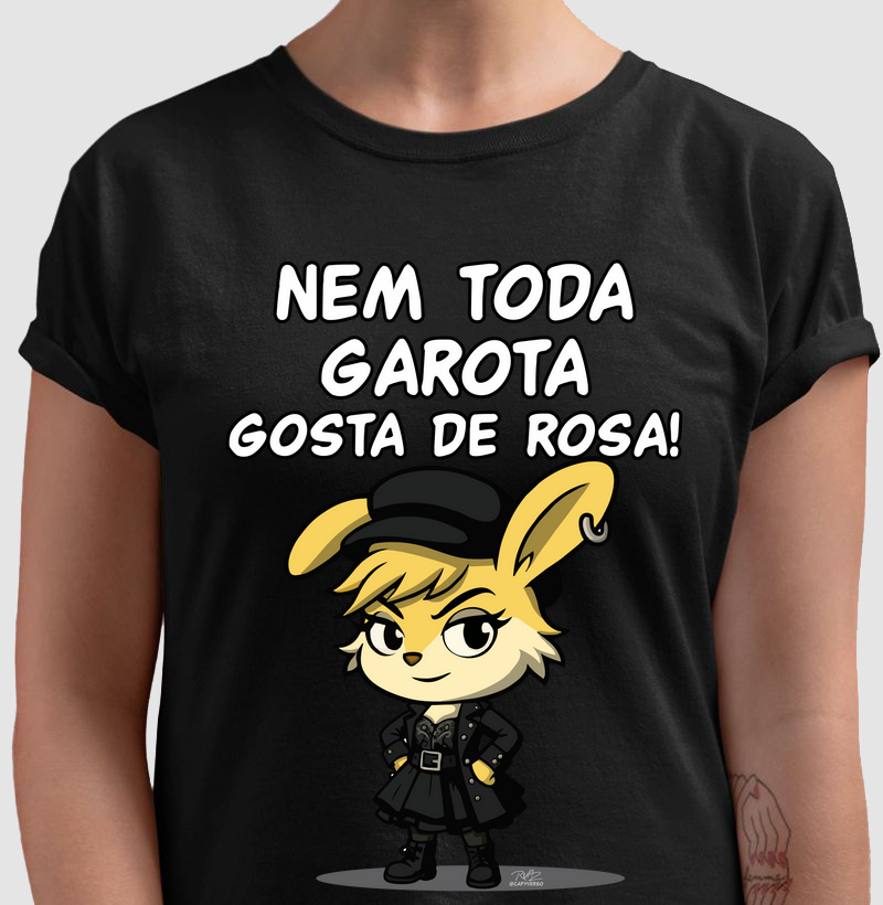 Camiseta Coelha rock