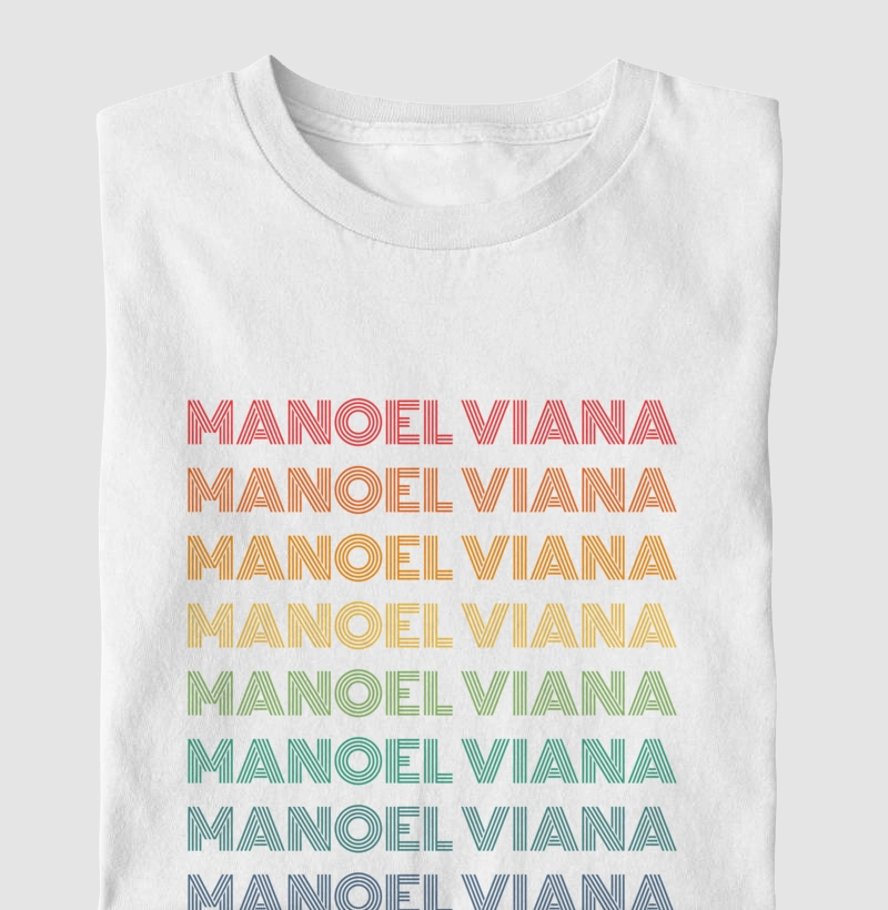 Manoel Viana Letreiro Retrô