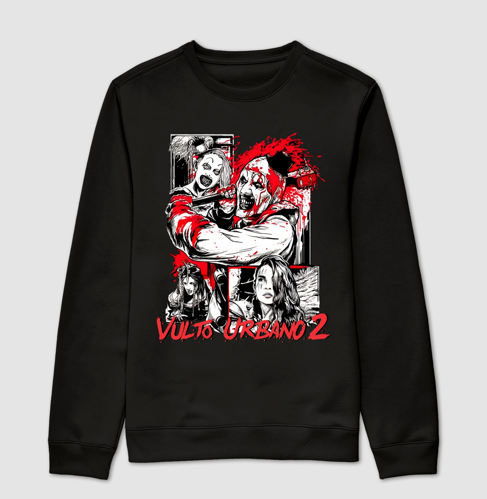 Camiseta de Terror 𝐓𝐞𝐫𝐫𝐢𝐟𝐢𝐞𝐫 Vulto Urbano