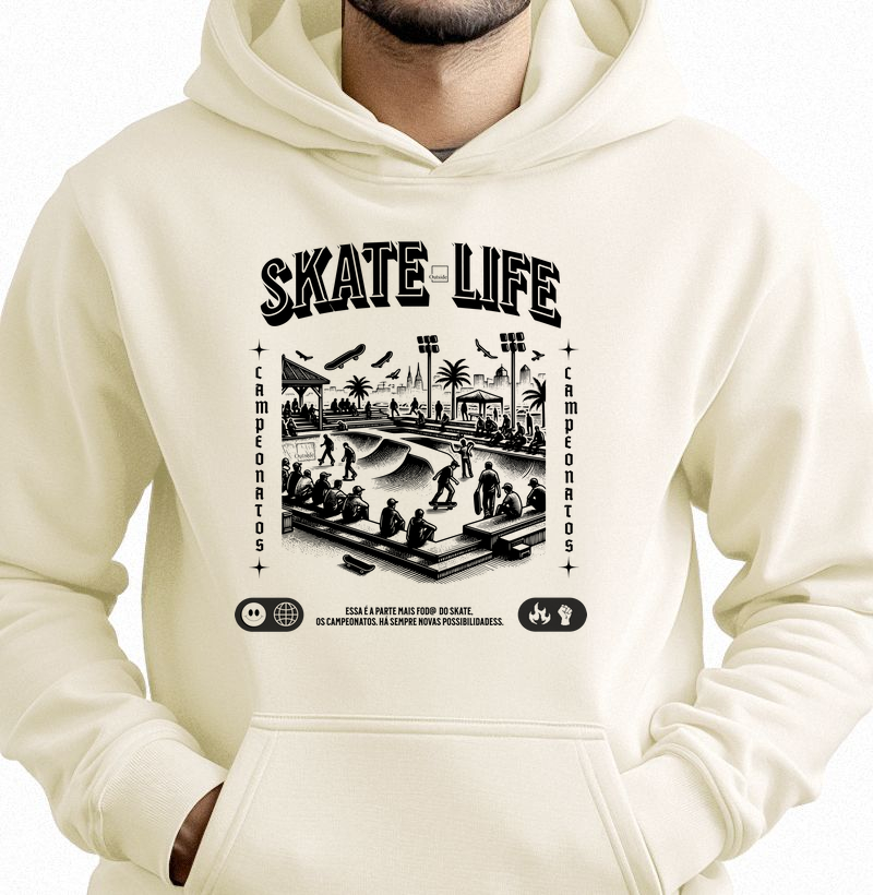 Moletom Canguru - Skate Life