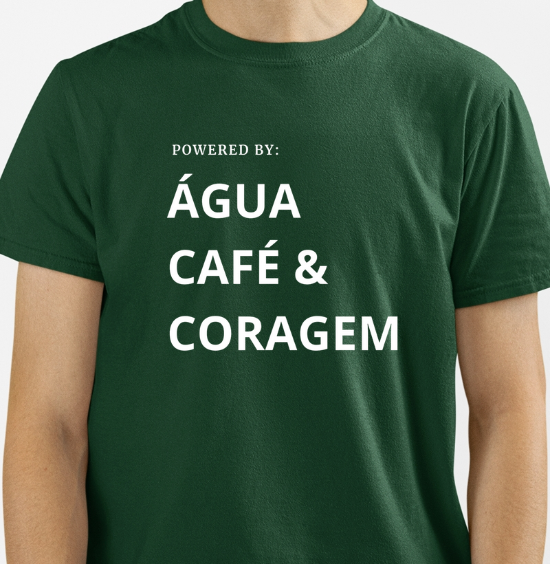 ÁGUA, CAFÉ E CORAGEM 