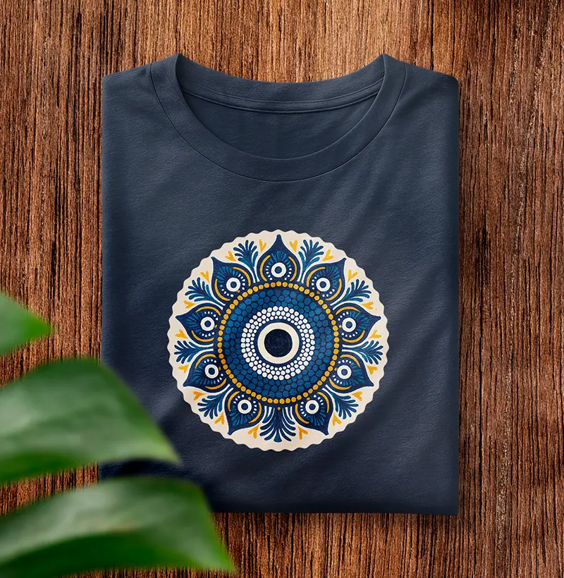 Mandala de Proteção - Olho Grego