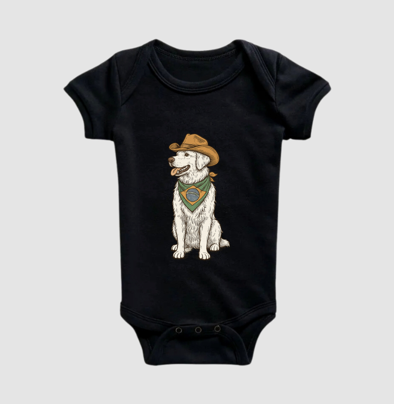 Cachorro cowboy - Body Infantil