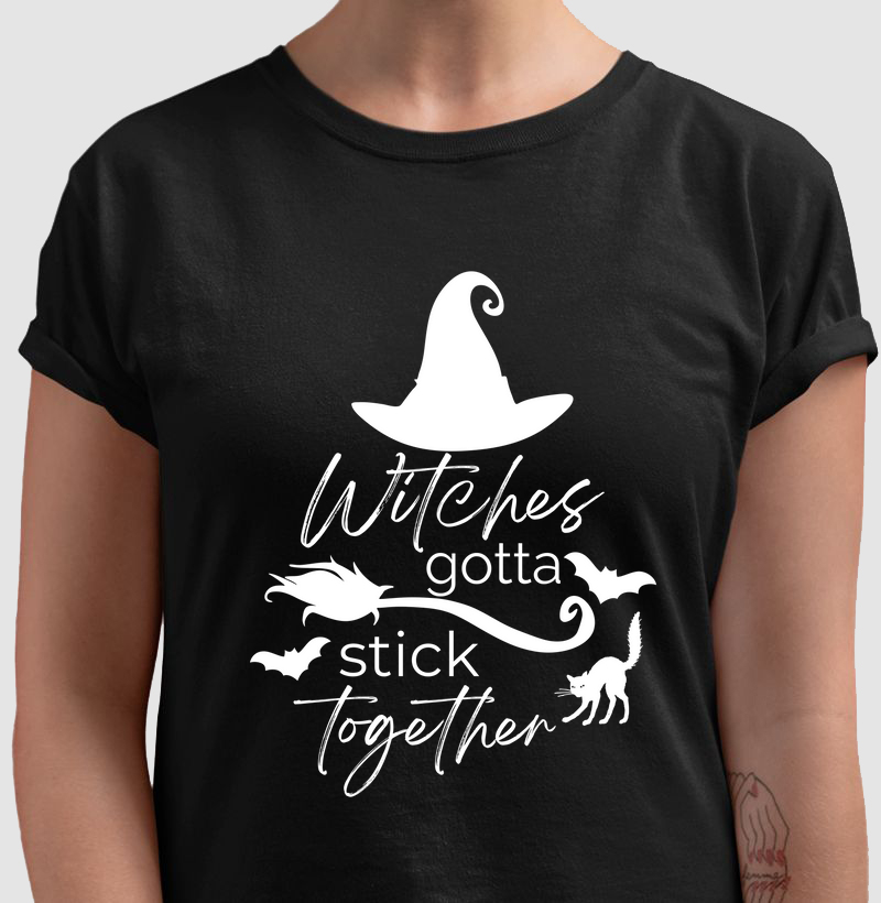Camiseta Witches gotta stick together