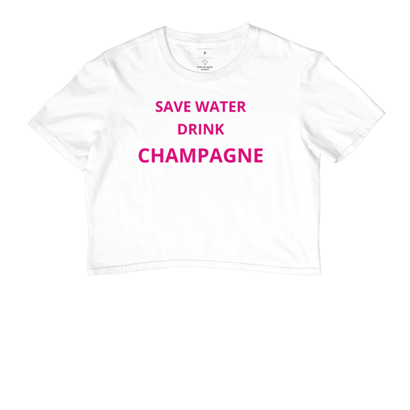 save water drink champagne 