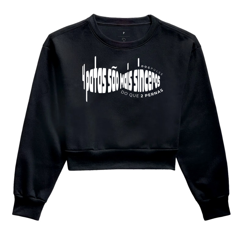 Camiseta 4 patas são mais sinceros que 2 pernas Dog Pulse