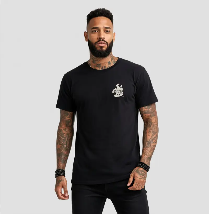 Camiseta Chama Rock | Ruído Mudo