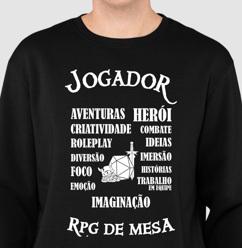 JOGADOR MOLETOM SUETER