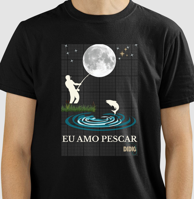 Camiseta Eu Amo Pescar!