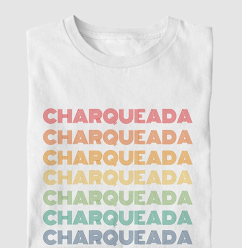Charqueada Letreiro Retrô