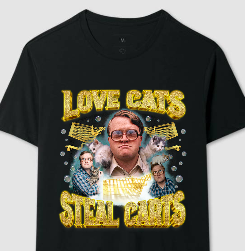 Love Cats Steal Carts