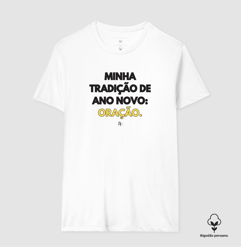 Minha tradição de ano novo: oração.