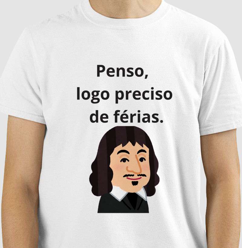 Penso, logo preciso de férias.