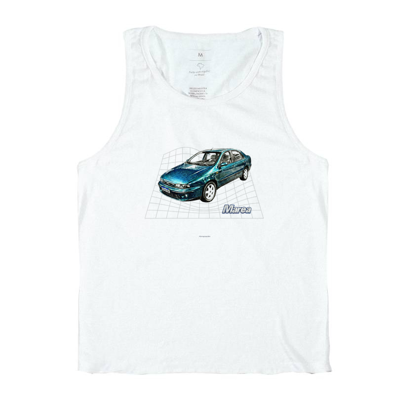 Camiseta Fiat Marea - A Sinfonia 5 Cilindros - clara