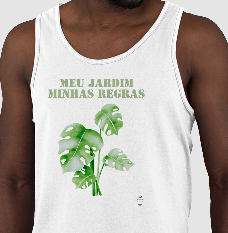 Camiseta Meu jardim minhas regras