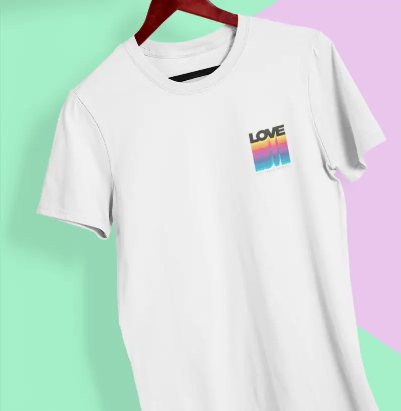 LOVE CORES PEITO