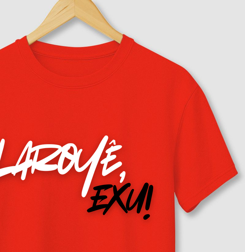 Exu - Saudação - Camiseta Vermelha