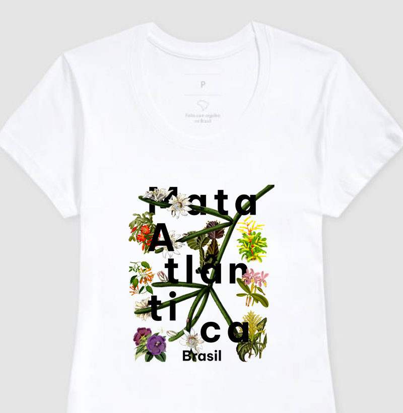 Camiseta Feminina Mata Atlântica Brasil