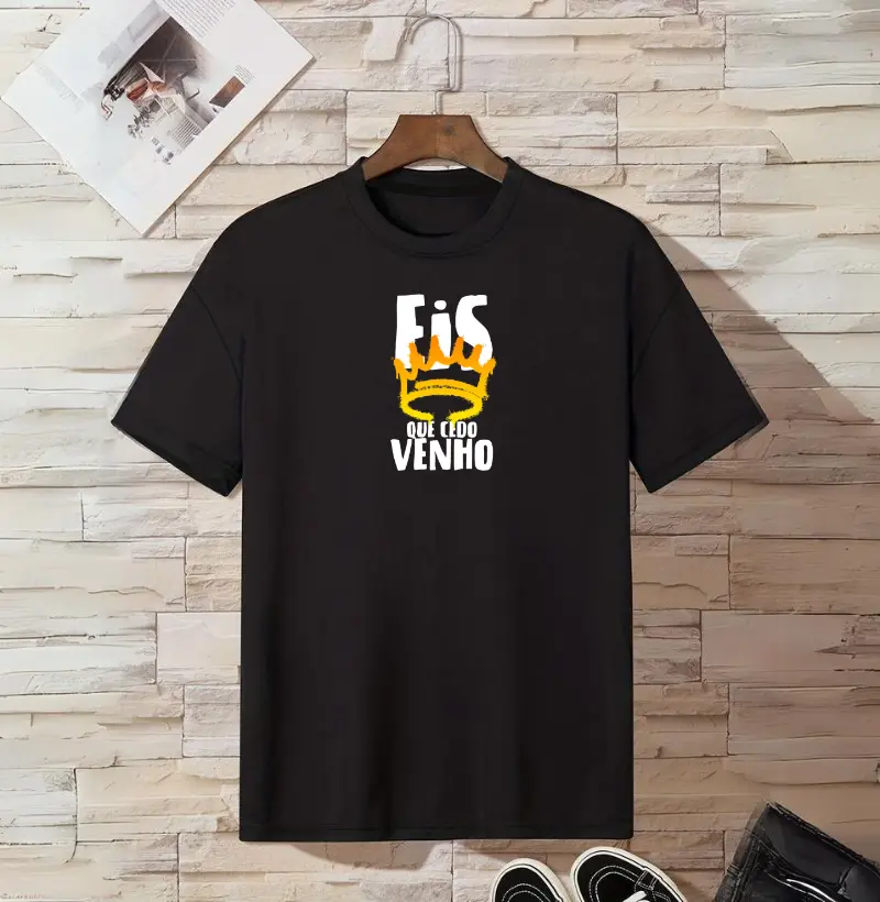 Camiseta Cristã "Eis Que Cedo Venho"