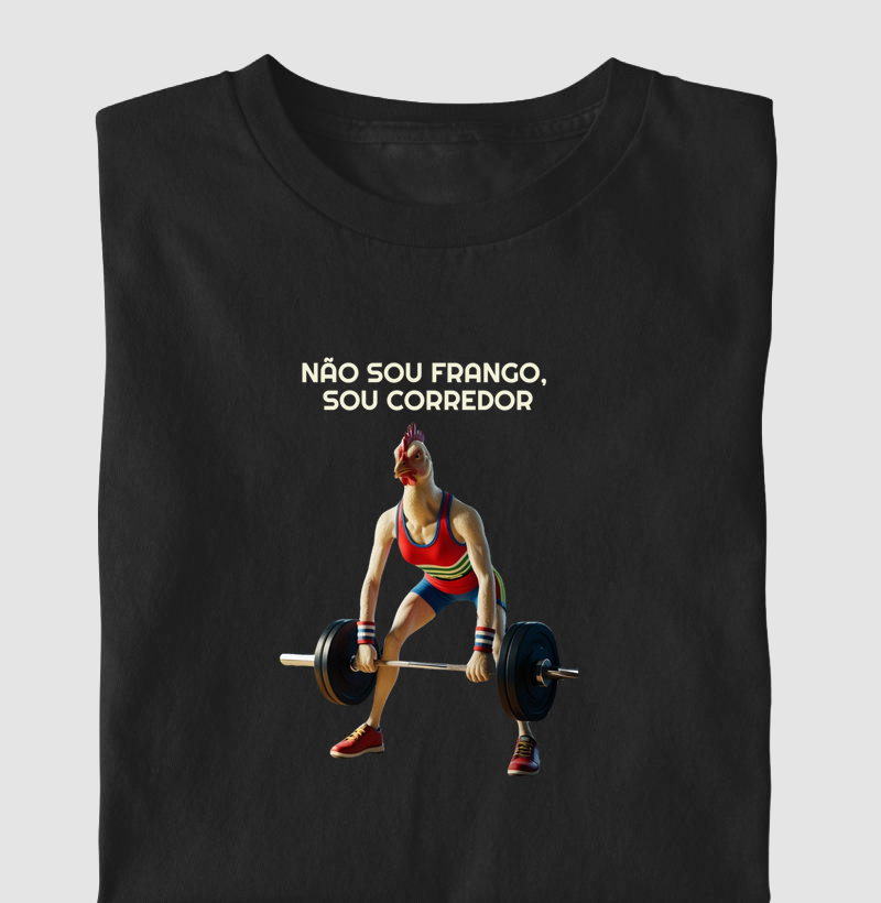 Não sou frango, sou corredor