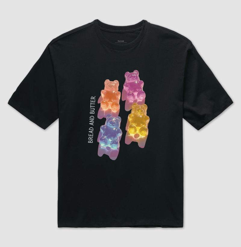 Camiseta Oversized All Jelly Bear
