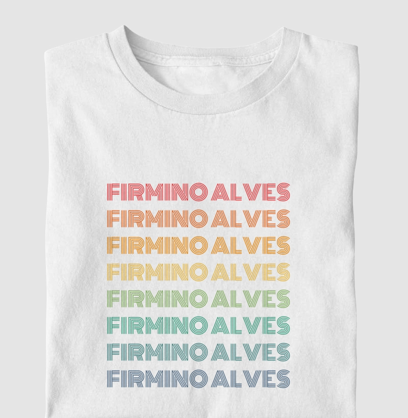 Firmino Alves Letreiro Retrô