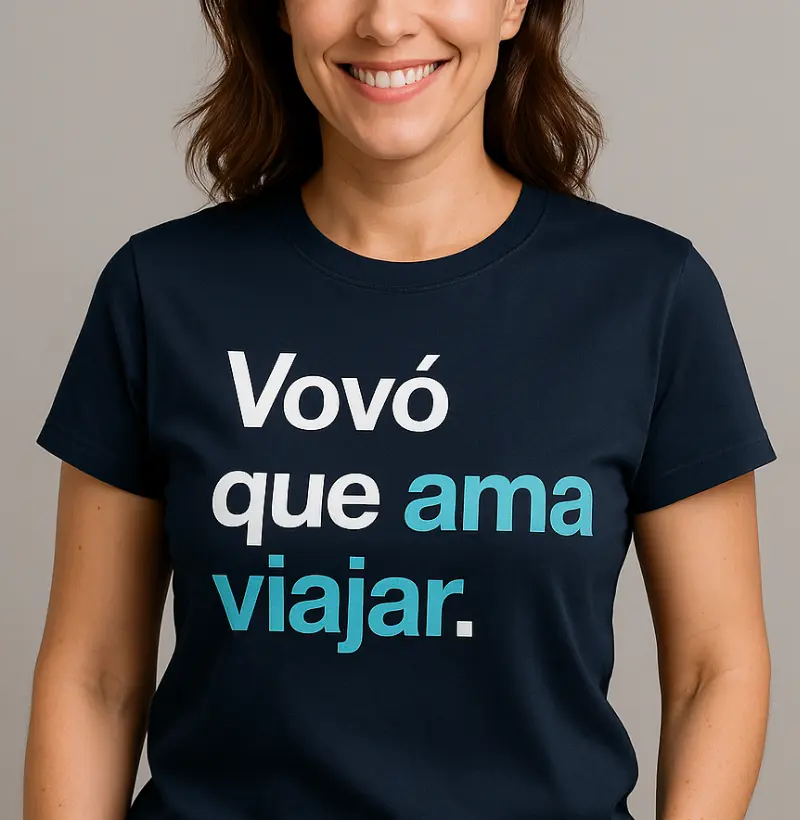 Vovó que ama viajar